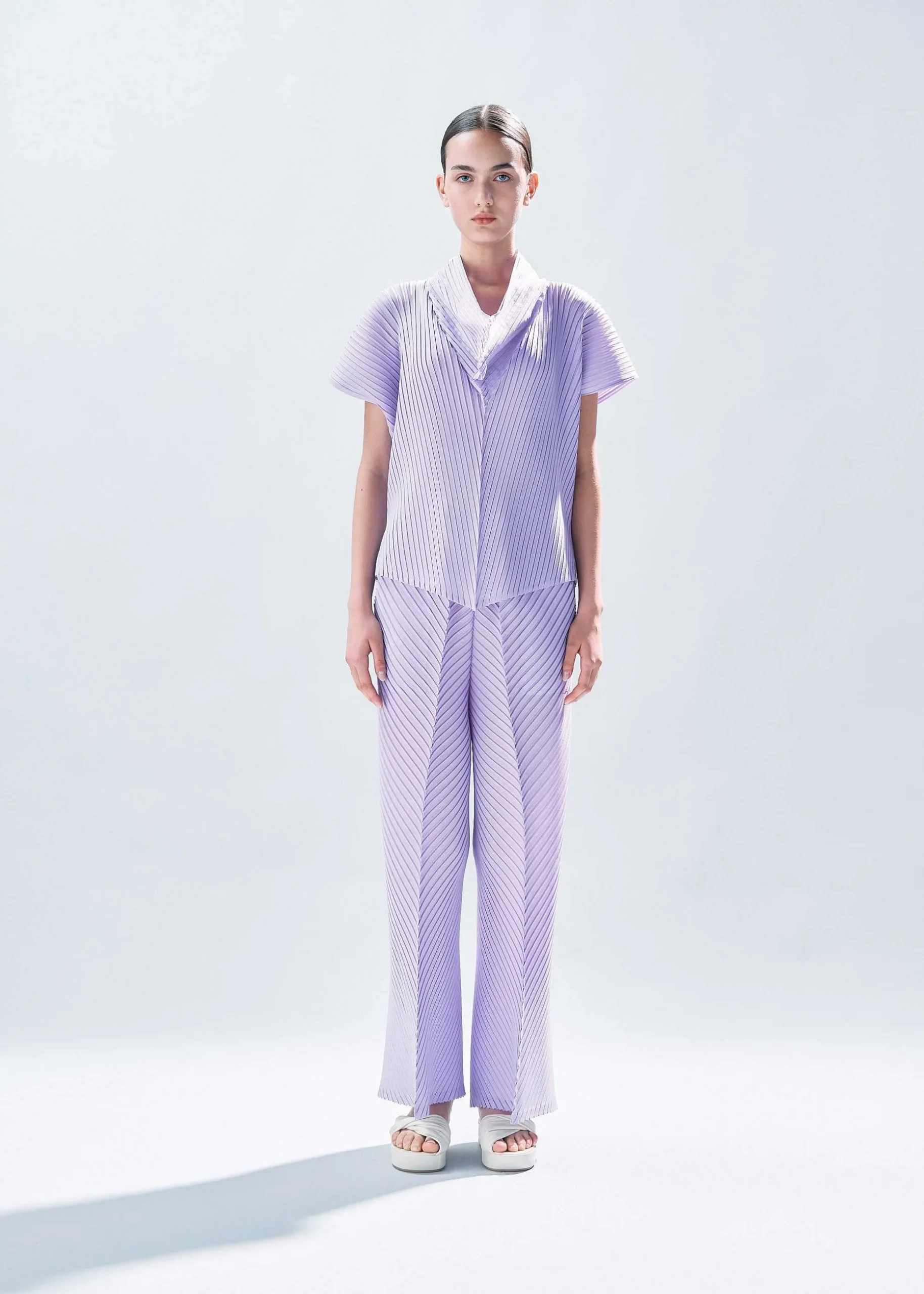 ISSEY MIYAKE Top|Paper Like Pleats