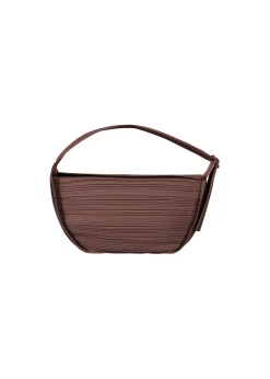 ISSEY MIYAKE Tote Bag|Pleats Half Moon Bag
