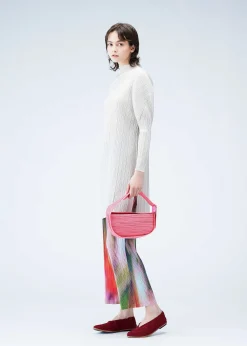 ISSEY MIYAKE Tote Bag|Pleats Half Moon Bag