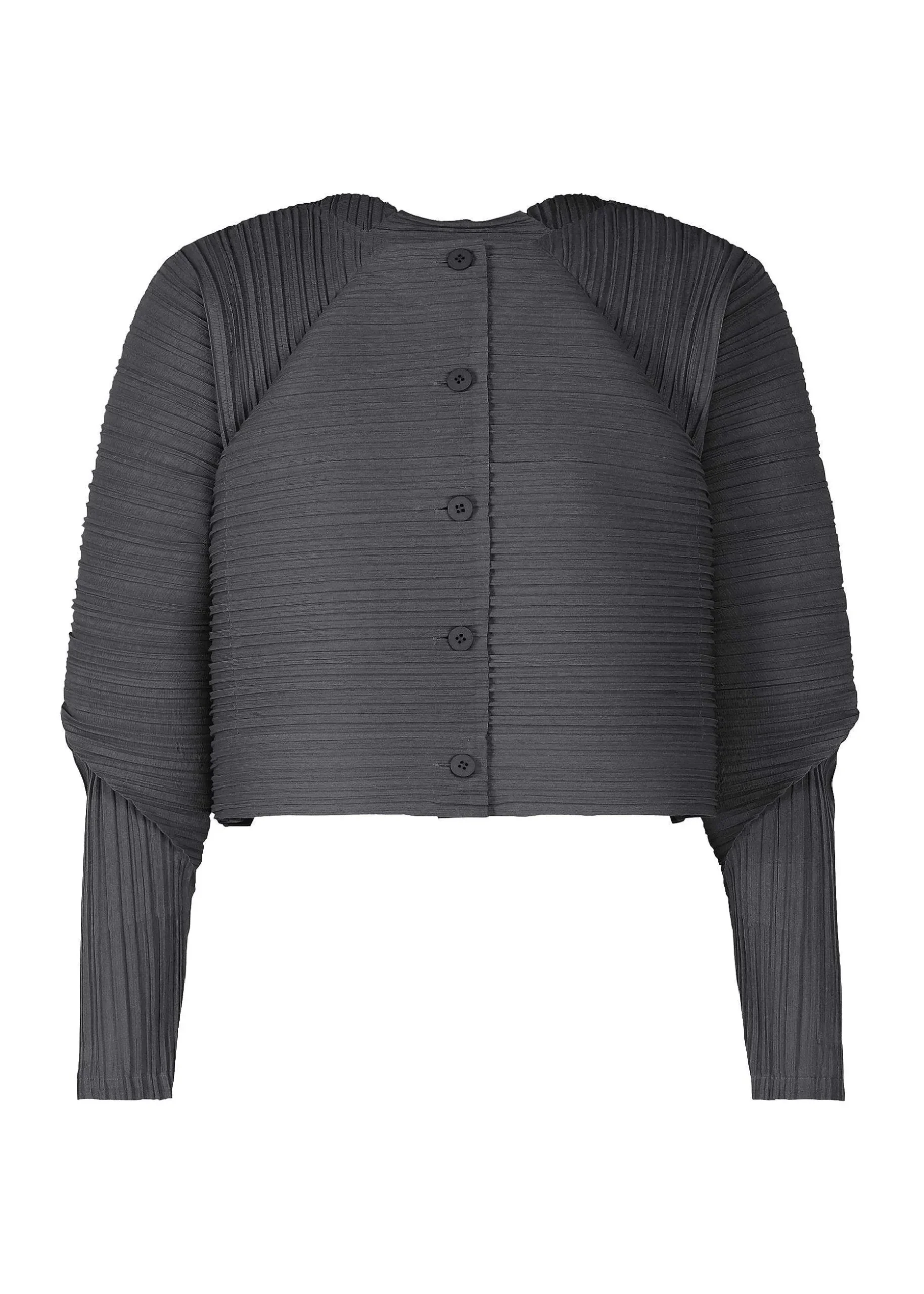 ISSEY MIYAKE Cardigan|Ramie Pleats