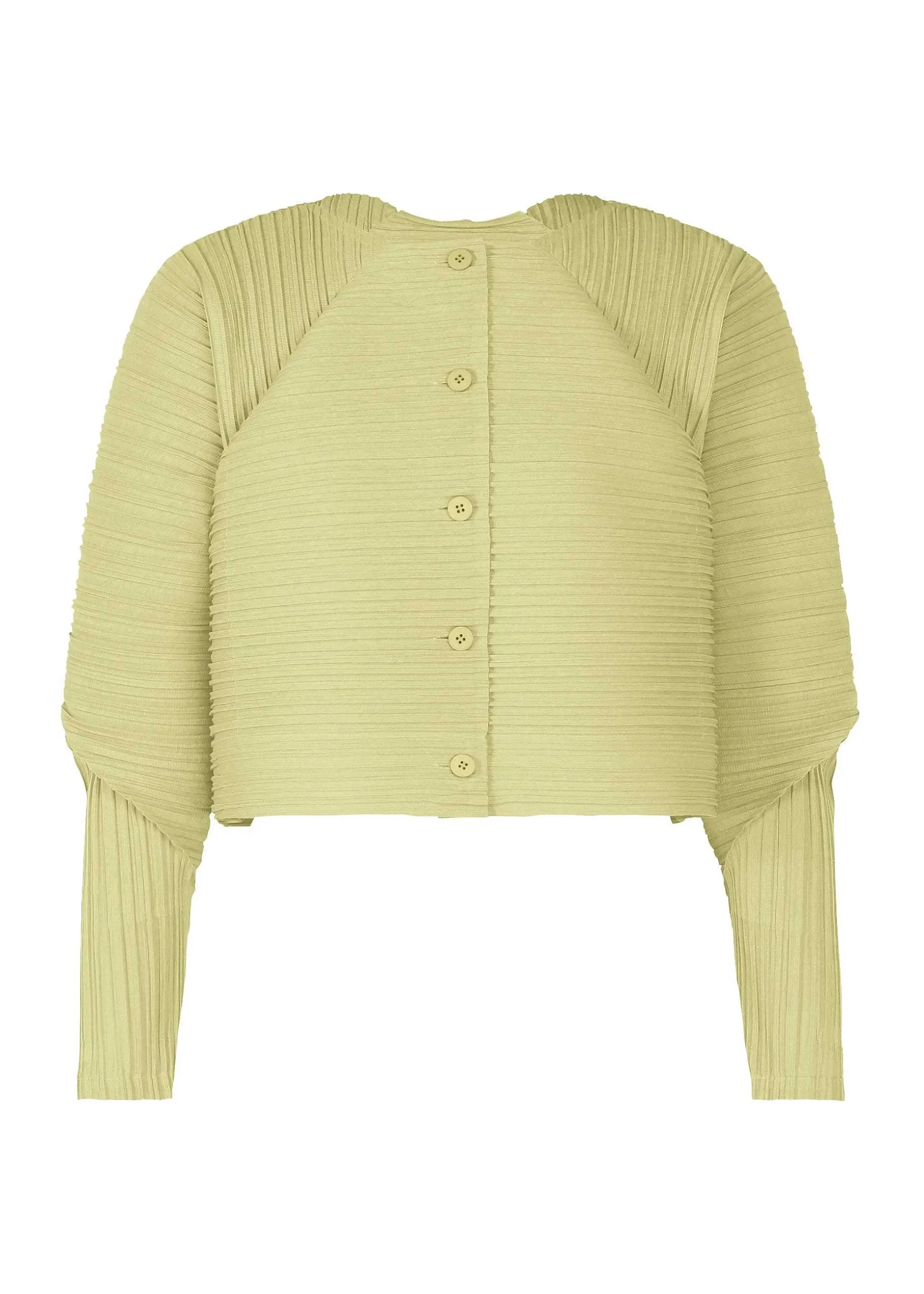 ISSEY MIYAKE Cardigan|Ramie Pleats