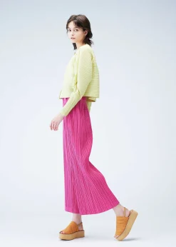 ISSEY MIYAKE Cardigan|Ramie Pleats