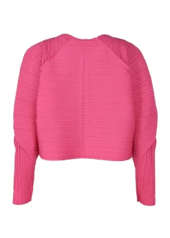 ISSEY MIYAKE Cardigan|Ramie Pleats