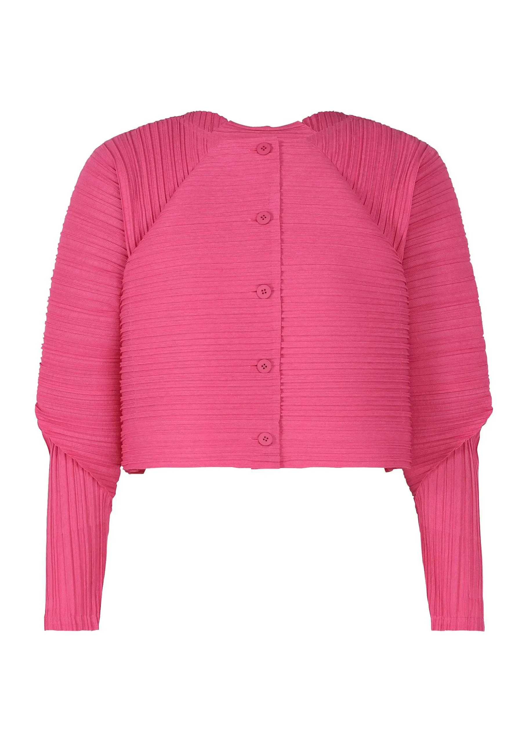 ISSEY MIYAKE Cardigan|Ramie Pleats