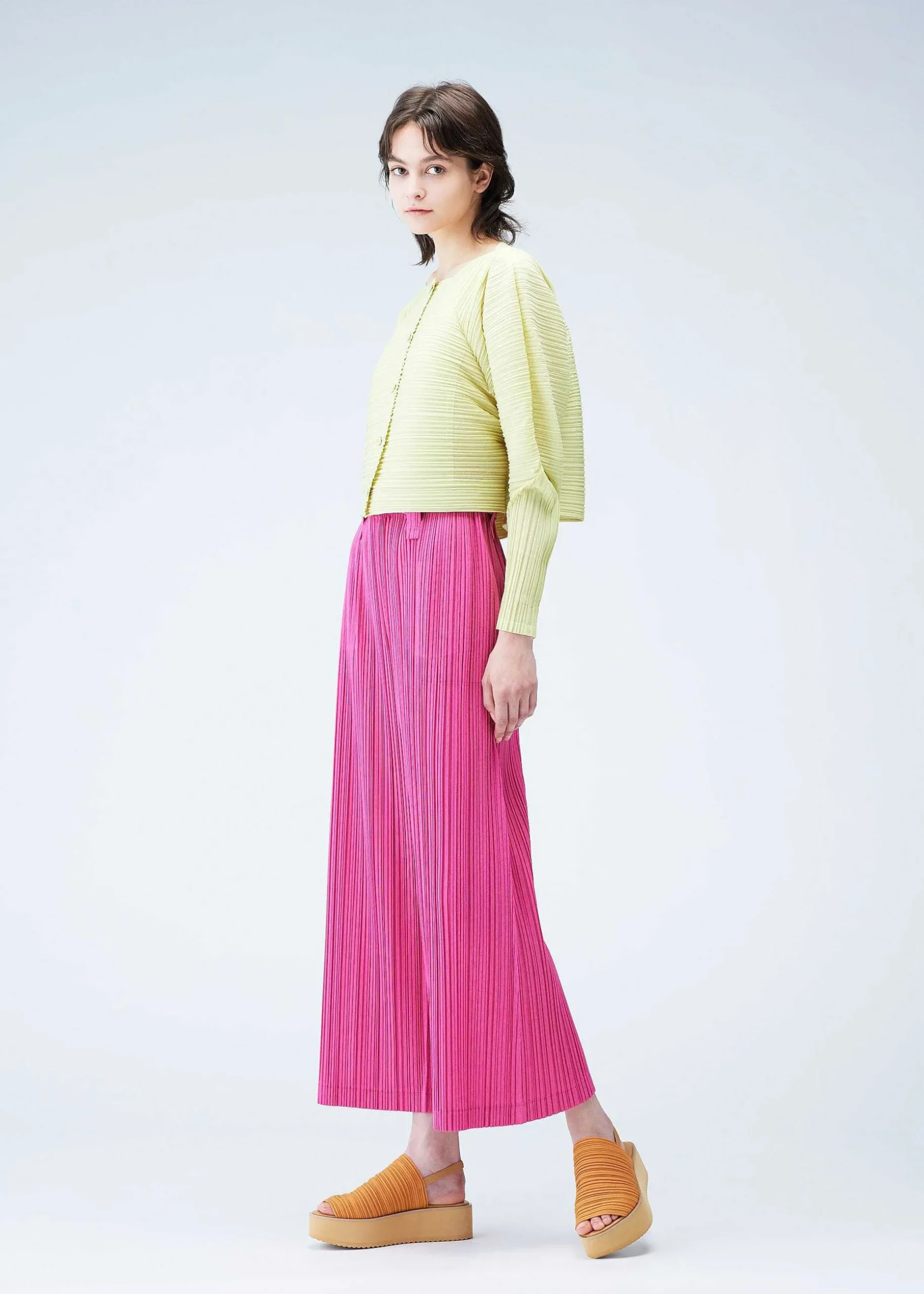ISSEY MIYAKE Pants|Ramie Pleats