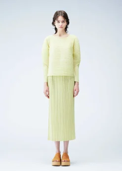 ISSEY MIYAKE Skirt|Ramie Pleats
