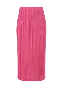 ISSEY MIYAKE Skirt|Ramie Pleats