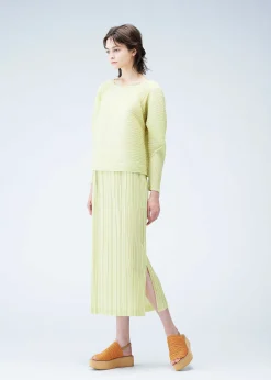 ISSEY MIYAKE Skirt|Ramie Pleats