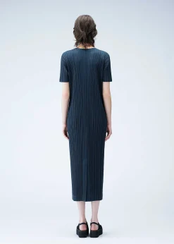 ISSEY MIYAKE Dress|Ramie Pleats