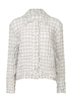 ISSEY MIYAKE Jackets & Blazers|Remetex Gingham Check