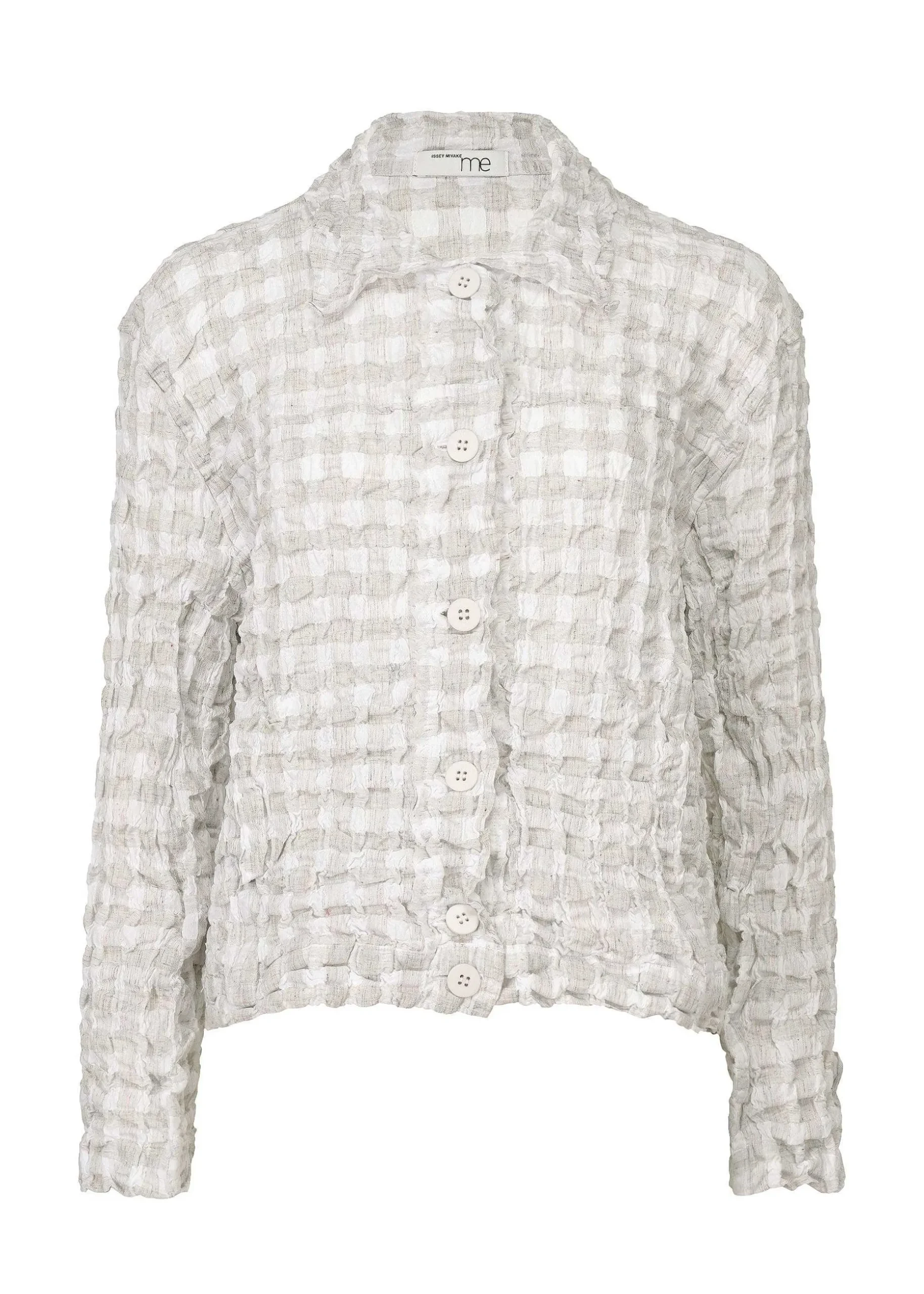 ISSEY MIYAKE Jackets & Blazers|Remetex Gingham Check