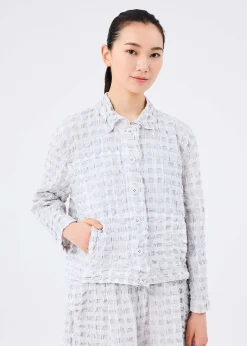 ISSEY MIYAKE Jackets & Blazers|Remetex Gingham Check