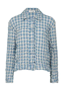 ISSEY MIYAKE Jackets & Blazers|Remetex Gingham Check