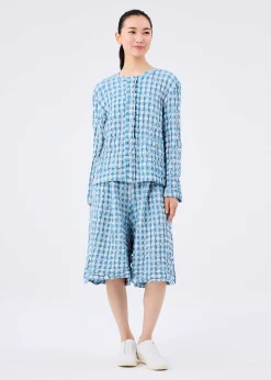 ISSEY MIYAKE Jackets & Blazers|Remetex Gingham Check