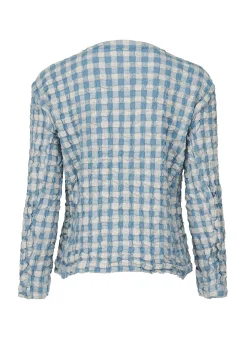 ISSEY MIYAKE Jackets & Blazers|Remetex Gingham Check