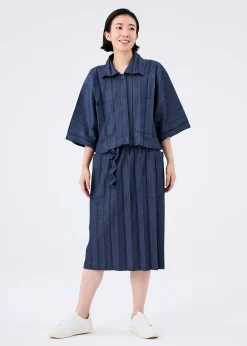ISSEY MIYAKE Jackets & Blazers|Remetex Pleats Denim