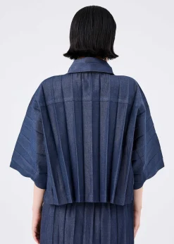 ISSEY MIYAKE Jackets & Blazers|Remetex Pleats Denim