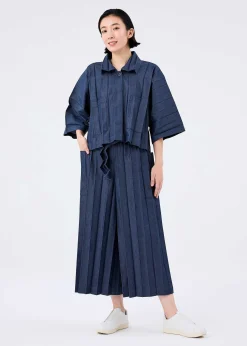 ISSEY MIYAKE Pants|Remetex Pleats Denim
