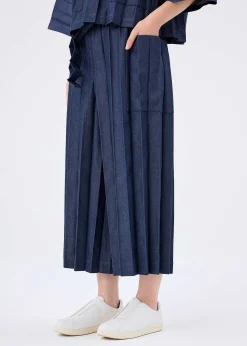 ISSEY MIYAKE Pants|Remetex Pleats Denim