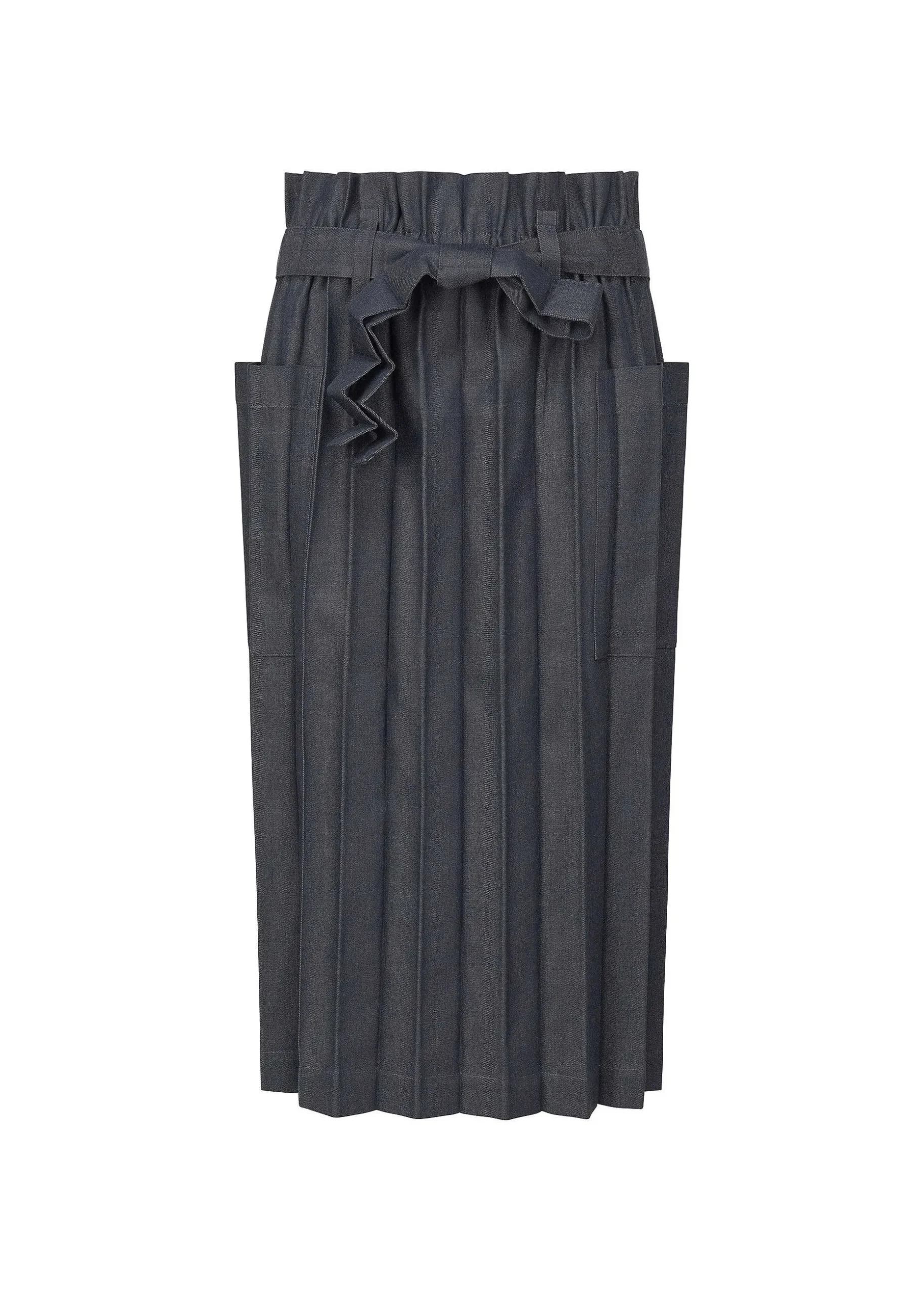 ISSEY MIYAKE Skirt|Remetex Pleats Denim