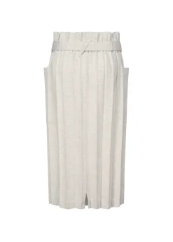 ISSEY MIYAKE Skirt|Remetex Pleats Denim