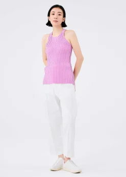 ISSEY MIYAKE Top|Rib Knit