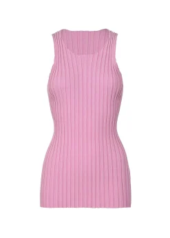 ISSEY MIYAKE Top|Rib Knit