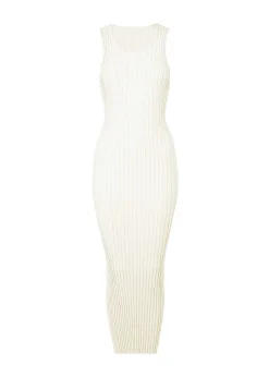 ISSEY MIYAKE Dress|Rib Knit