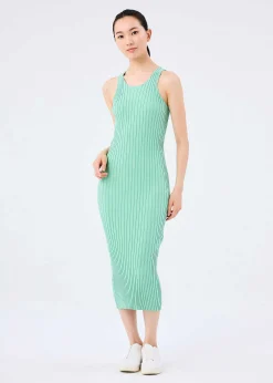 ISSEY MIYAKE Dress|Rib Knit