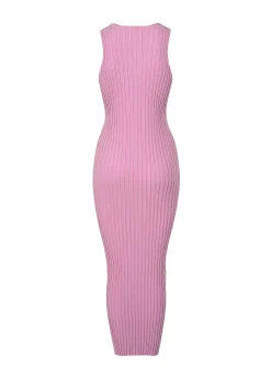 ISSEY MIYAKE Dress|Rib Knit