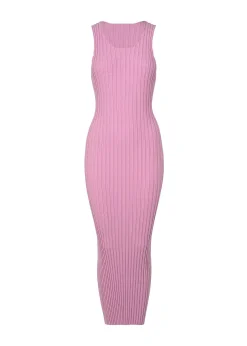 ISSEY MIYAKE Dress|Rib Knit