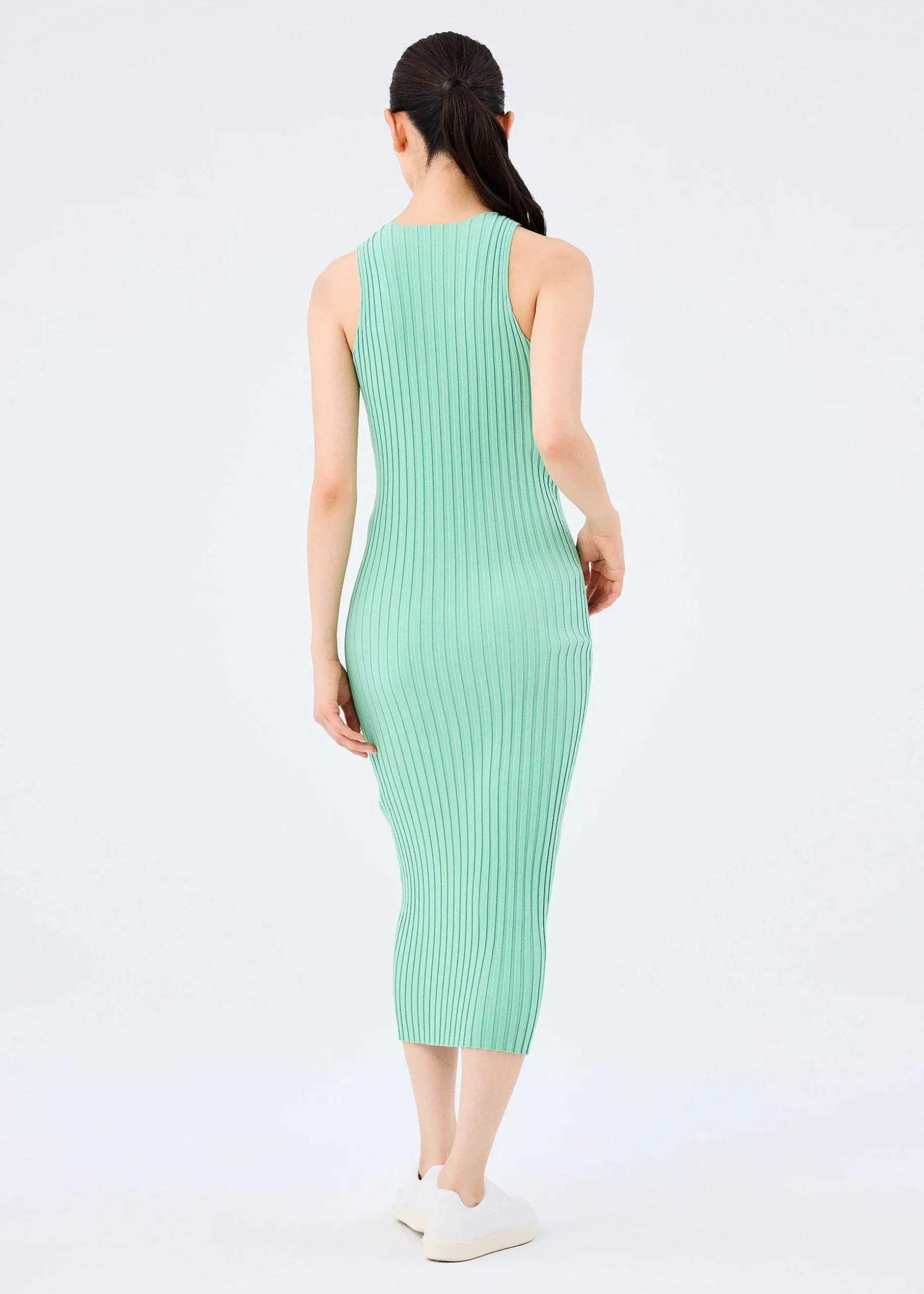 ISSEY MIYAKE Dress|Rib Knit