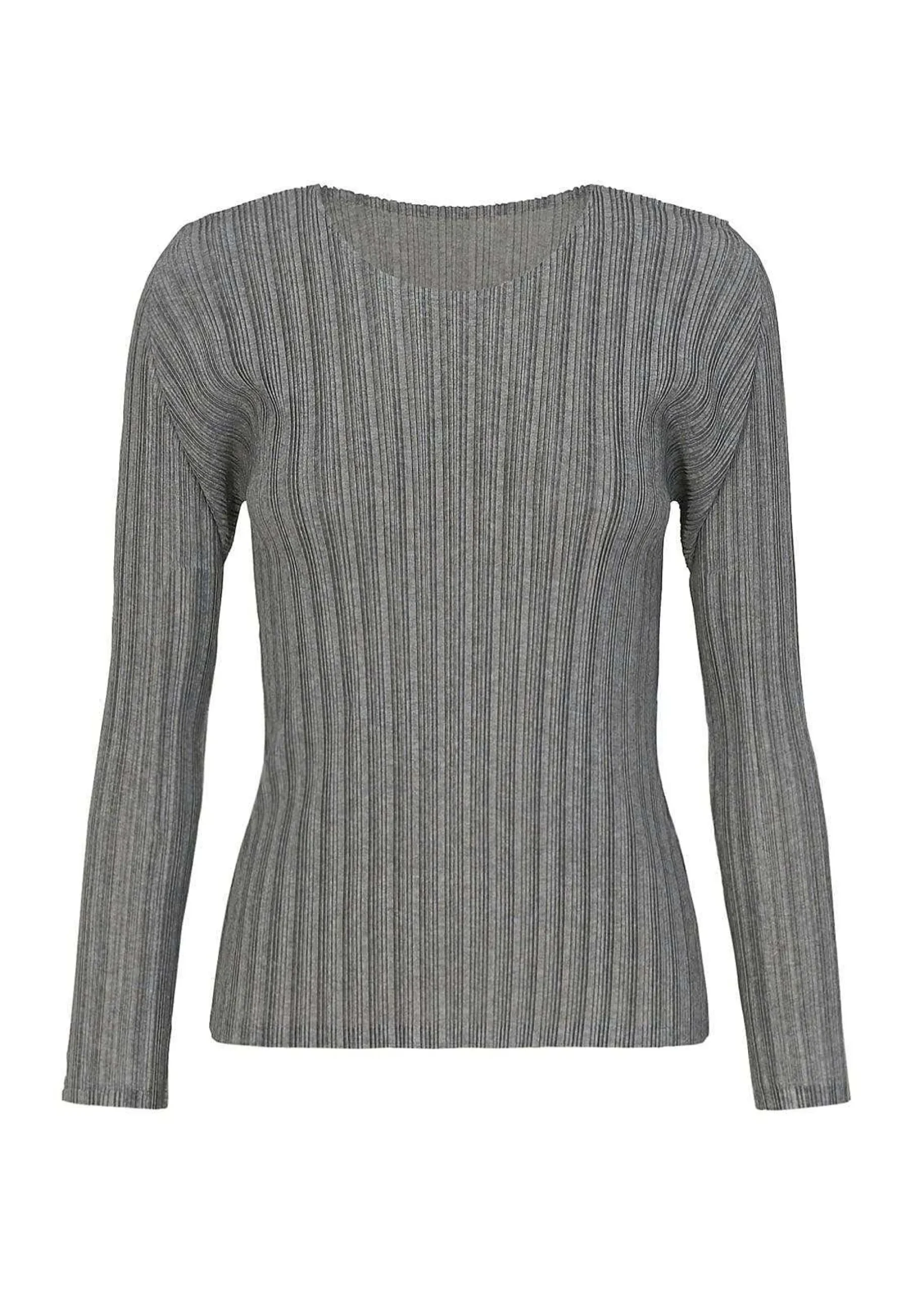 ISSEY MIYAKE Top|Rib Pleats Basics Light Gray