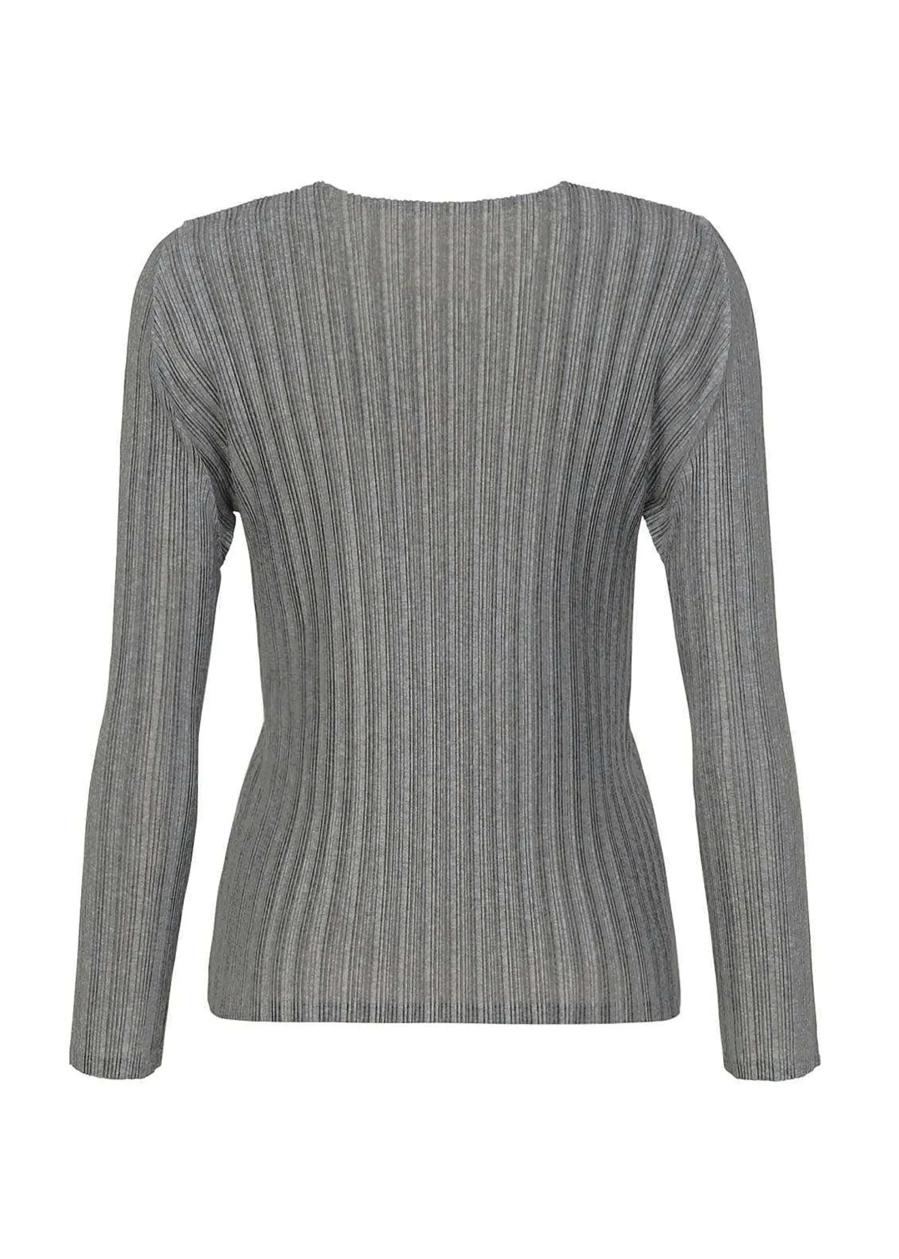 ISSEY MIYAKE Top|Rib Pleats Basics Light Gray