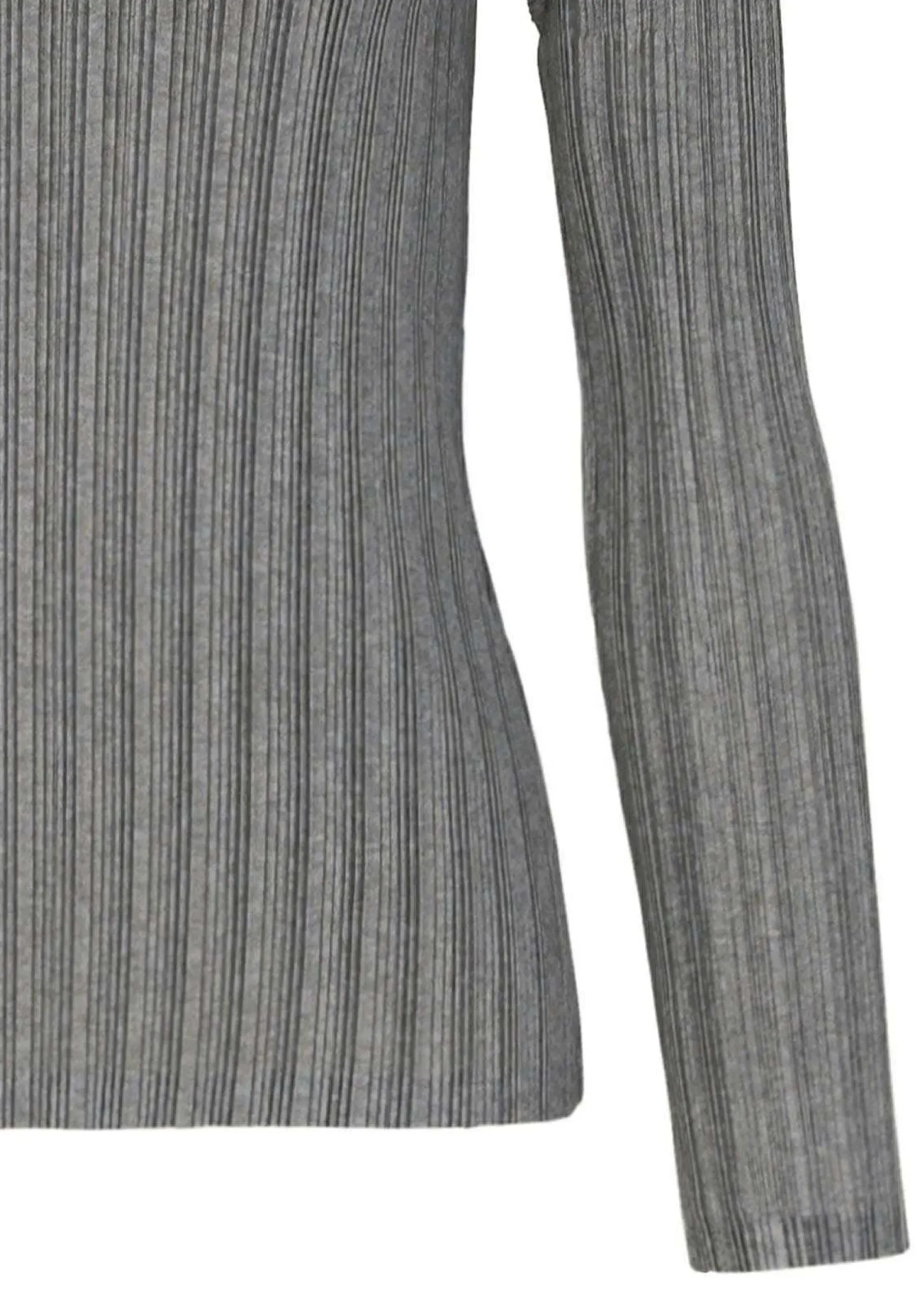 ISSEY MIYAKE Top|Rib Pleats Basics Light Gray