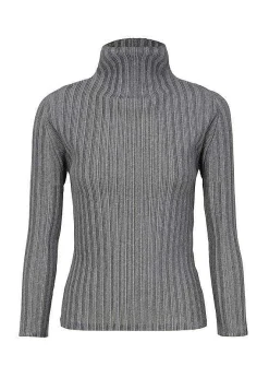 ISSEY MIYAKE Top|Rib Pleats Basics Light Gray