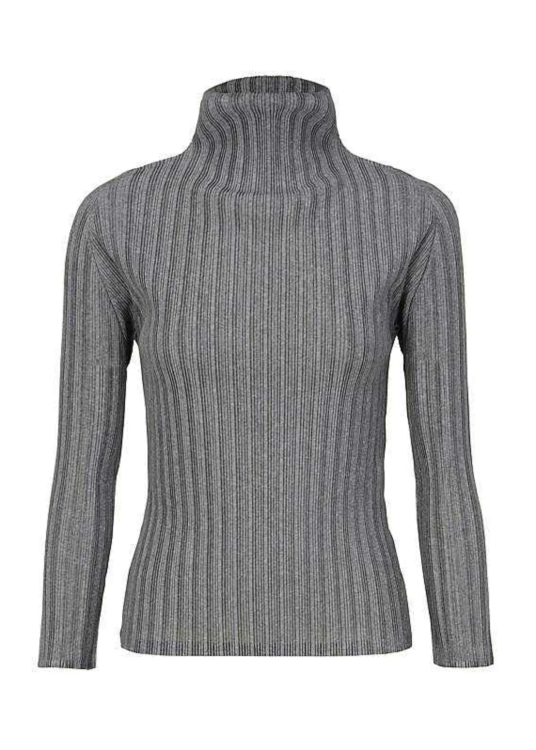 ISSEY MIYAKE Top|Rib Pleats Basics Light Gray