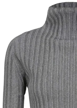 ISSEY MIYAKE Top|Rib Pleats Basics Light Gray