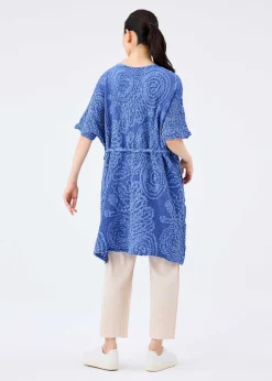 ISSEY MIYAKE Tunic|Rope Print Cauliflower