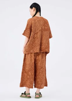 ISSEY MIYAKE Pants|Rope Print Cauliflower
