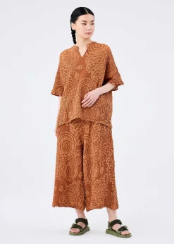 ISSEY MIYAKE Pants|Rope Print Cauliflower