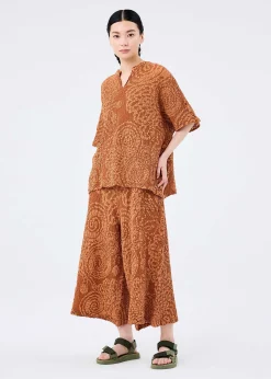 ISSEY MIYAKE Top|Rope Print Cauliflower