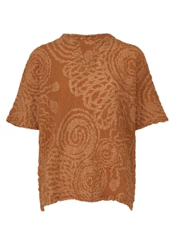ISSEY MIYAKE Top|Rope Print Cauliflower