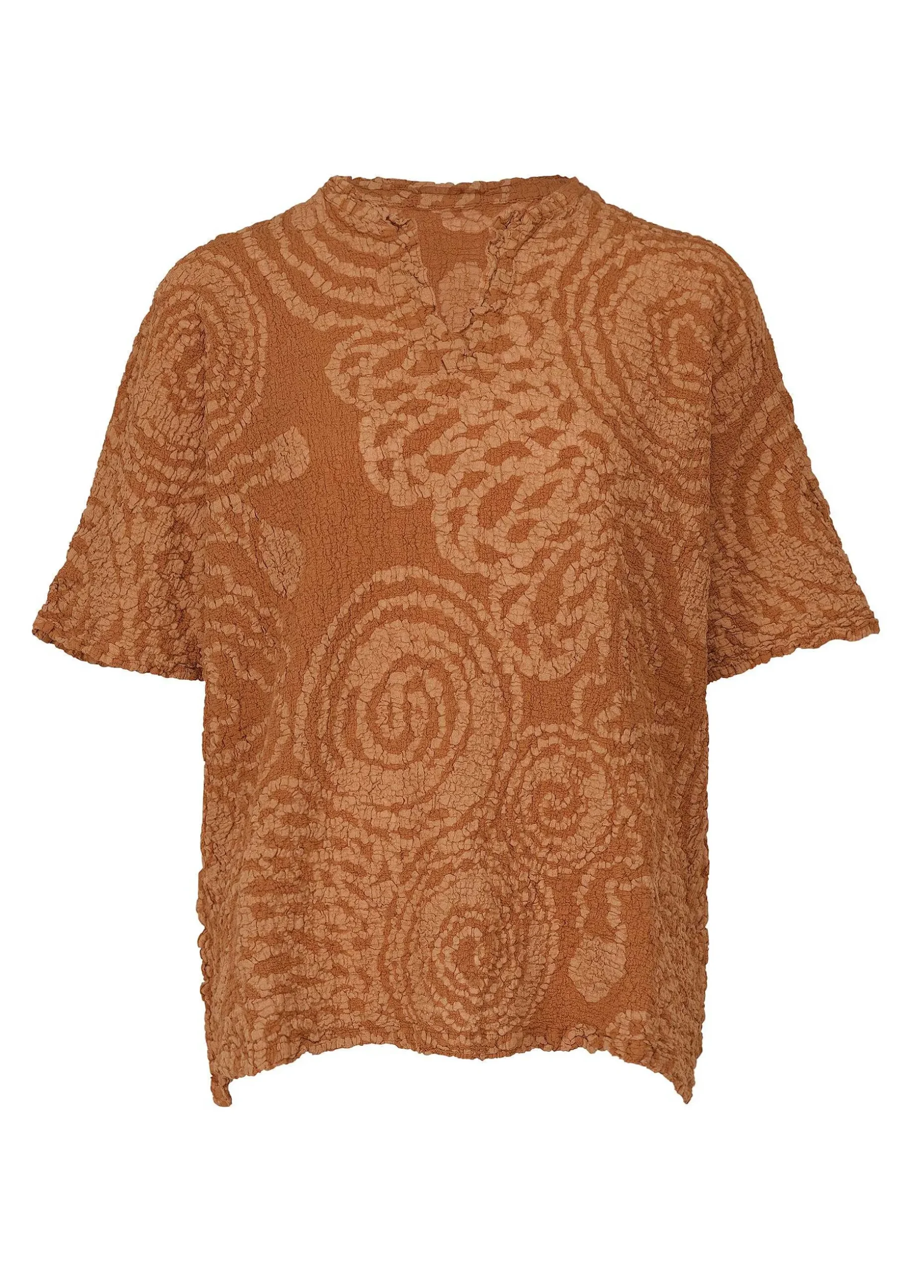 ISSEY MIYAKE Top|Rope Print Cauliflower