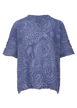 ISSEY MIYAKE Top|Rope Print Cauliflower