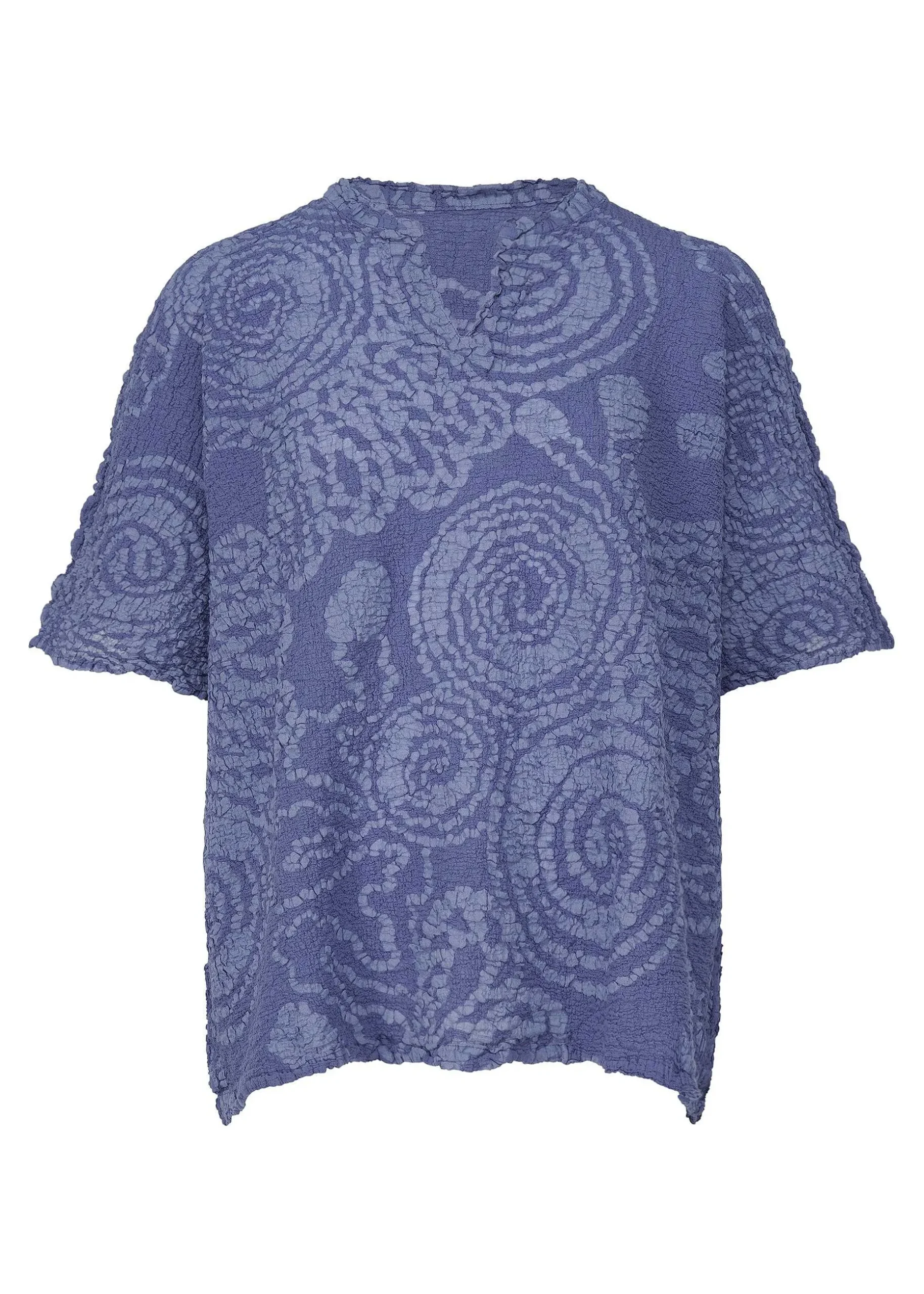 ISSEY MIYAKE Top|Rope Print Cauliflower
