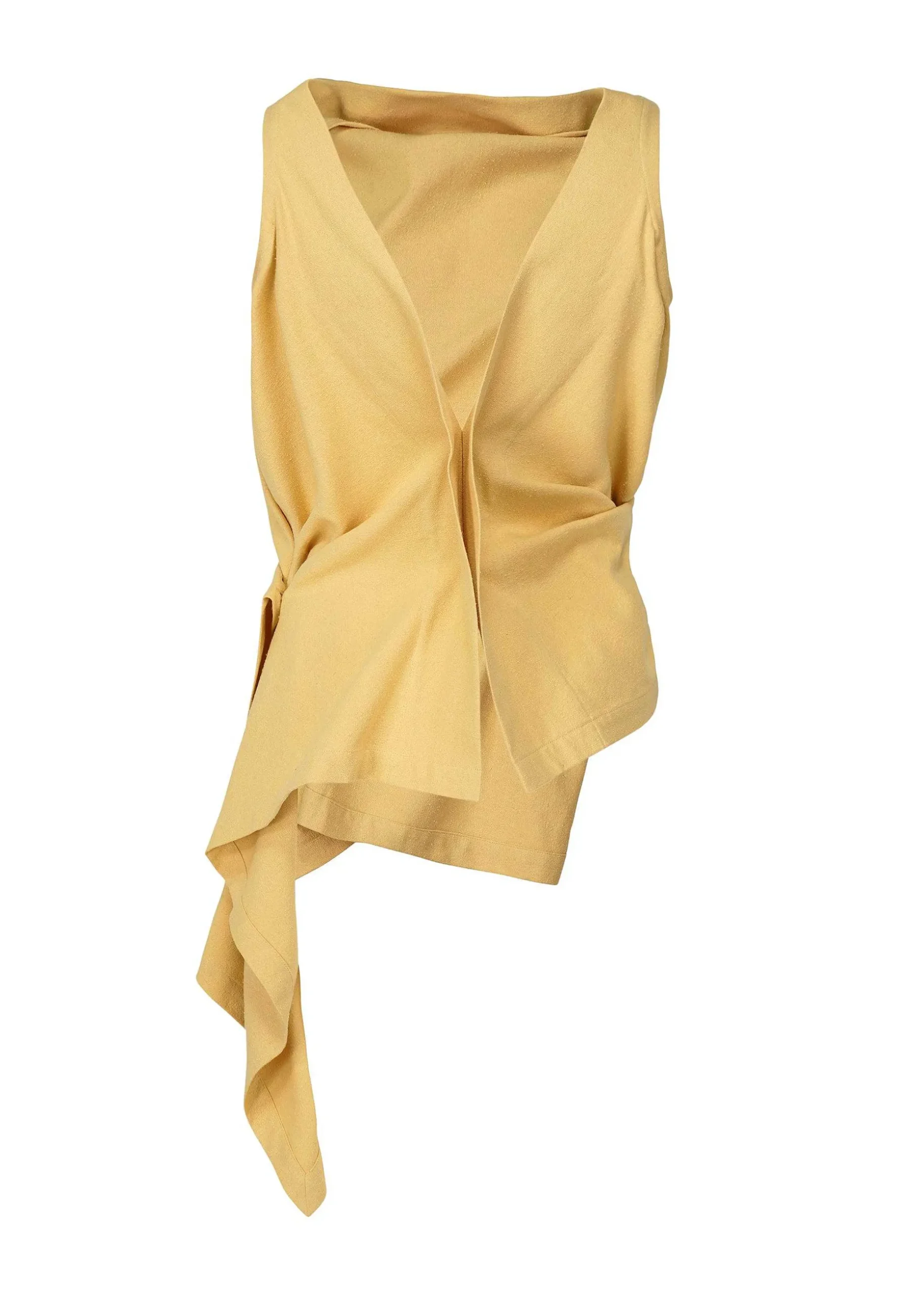ISSEY MIYAKE Top|Rustic Silk