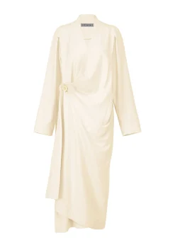 ISSEY MIYAKE Coat|Rustic Silk