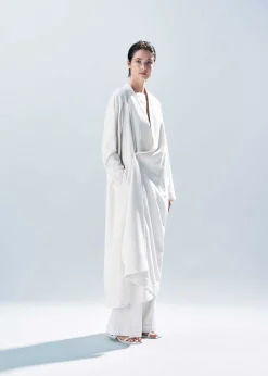 ISSEY MIYAKE Coat|Rustic Silk