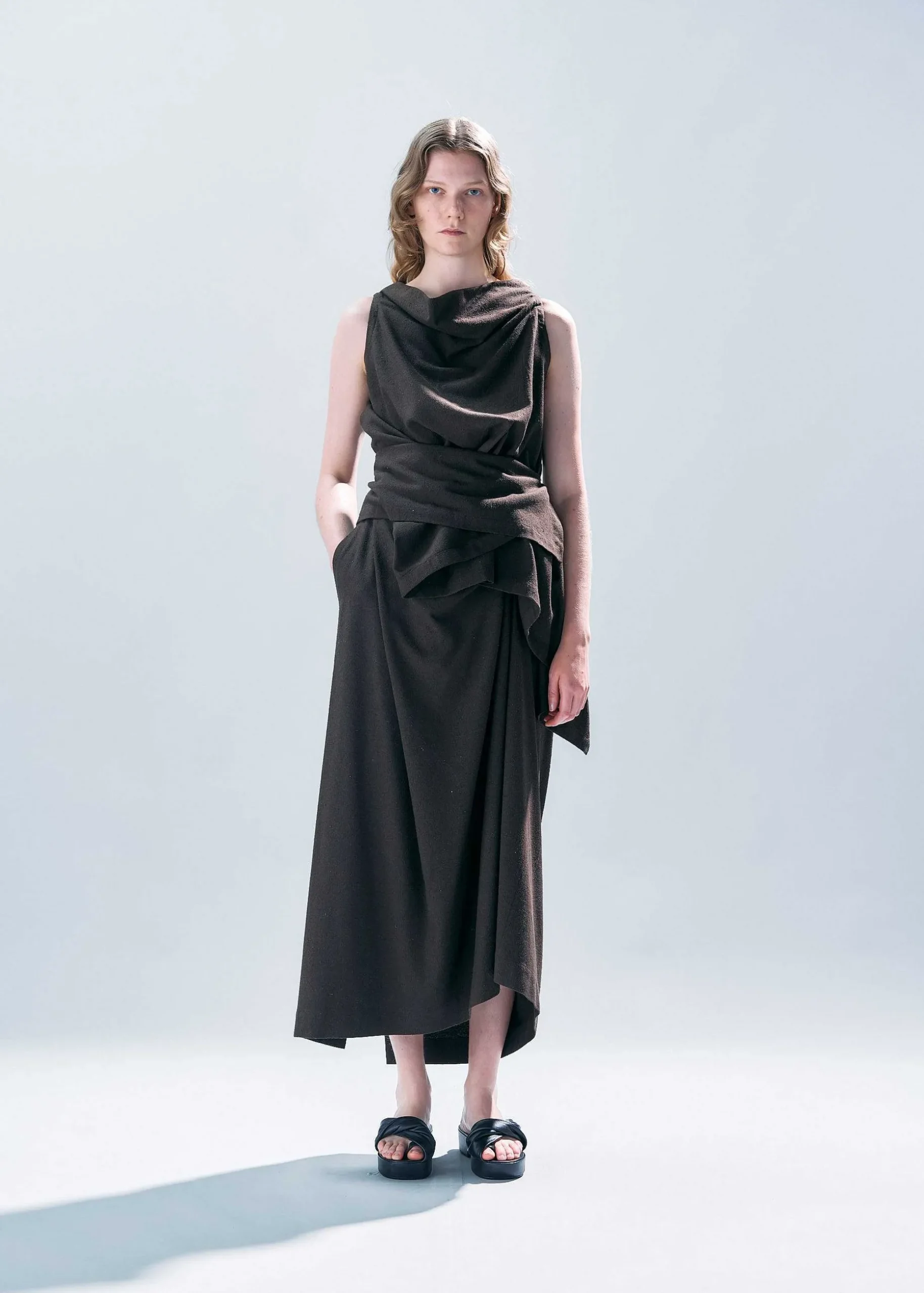 ISSEY MIYAKE Skirt|Rustic Silk